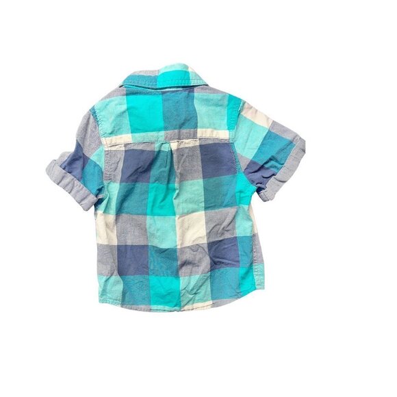 Boys Button Up Short Sleeve Shirt | 2T - Picture 3 of 3